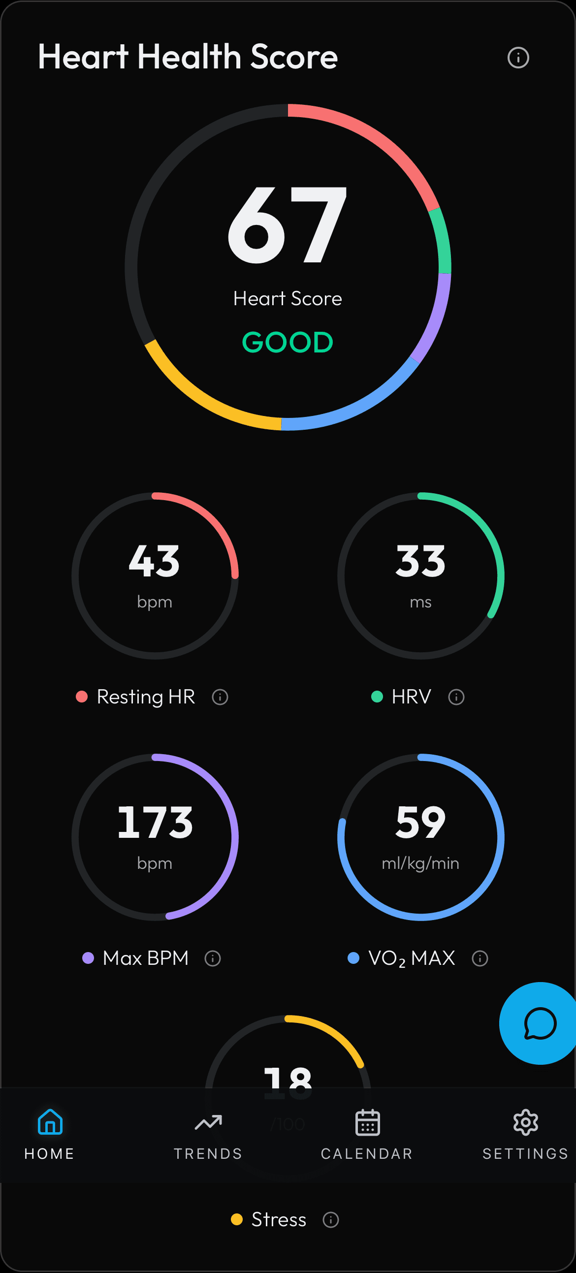 Recovery & Body Signals (Overview) screenshot