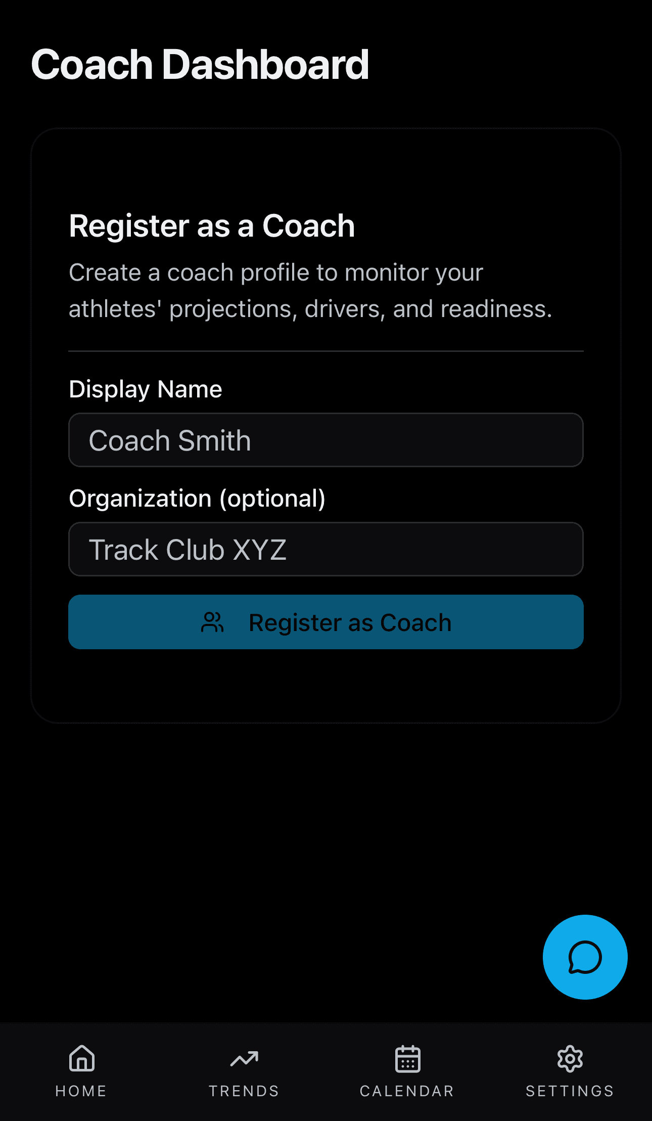 Athlete Roster & Detail screenshot