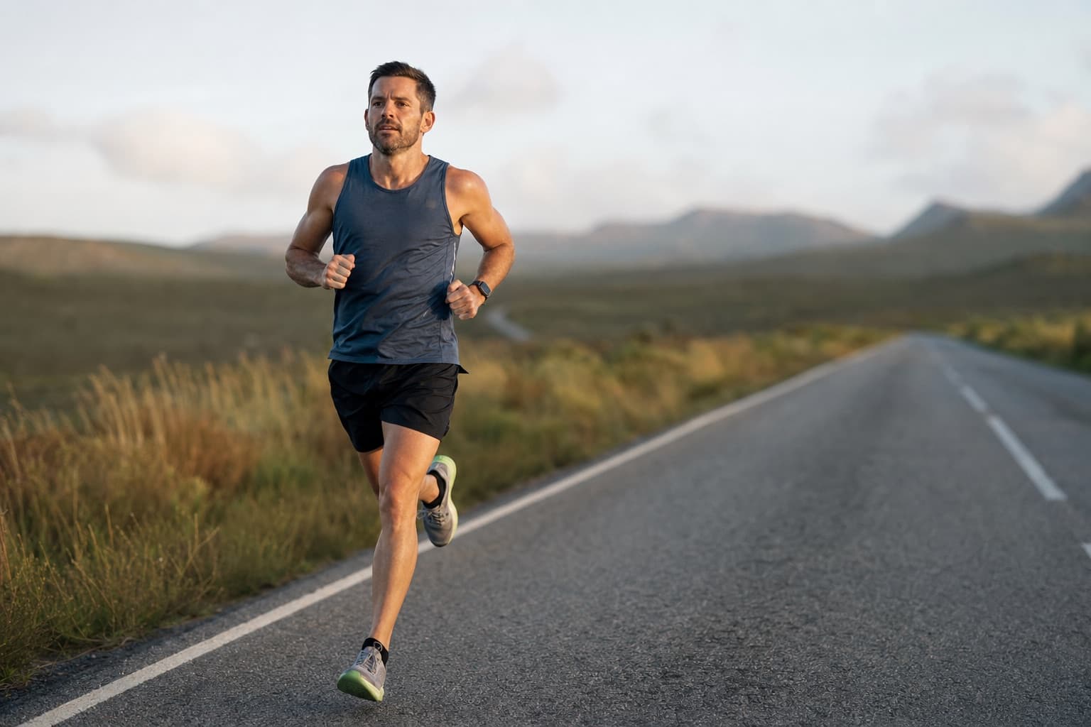 Runner on a long endurance run considering the jump to a marathon.